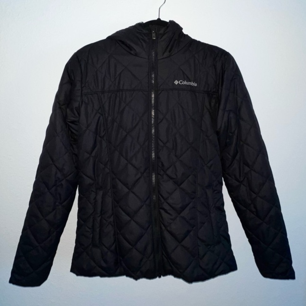 Columbia Black Copper Crest Hooded Jacket Woman’s Small